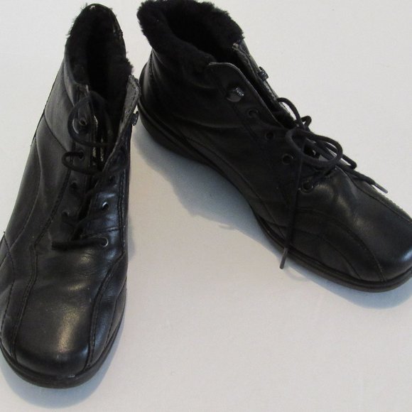 Rohde Women's Ankle Boots Soft Leather Lace Up Walking Size UK 6 Made in Germany - Picture 1 of 14
